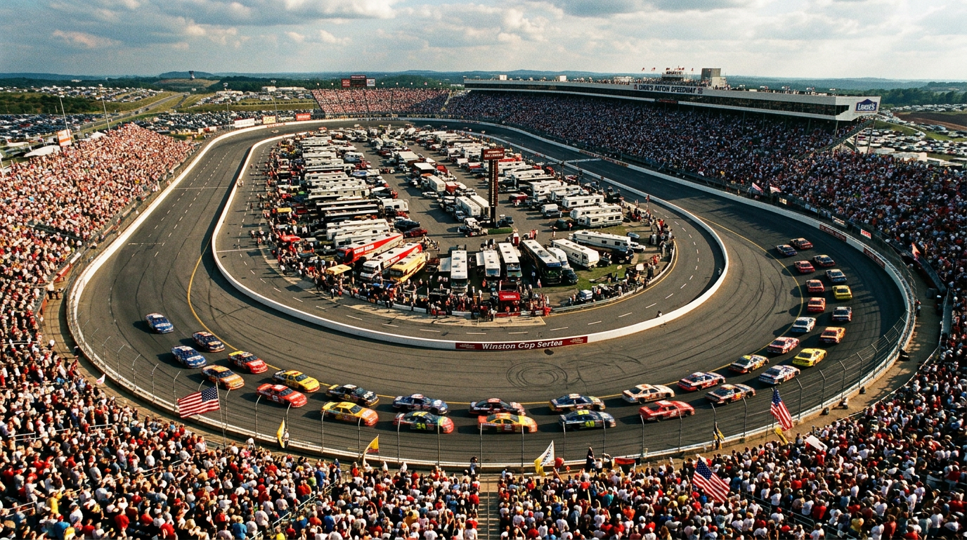 Trek NASCAR dari Udara